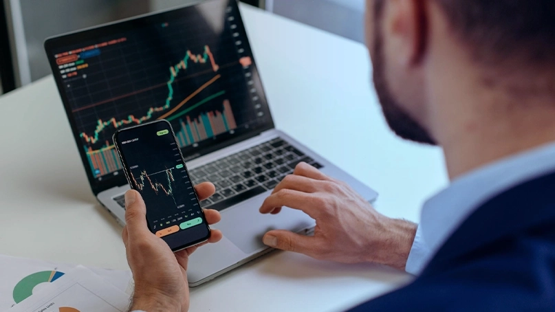 Panel de control de trading de Firmeza Vaultaris